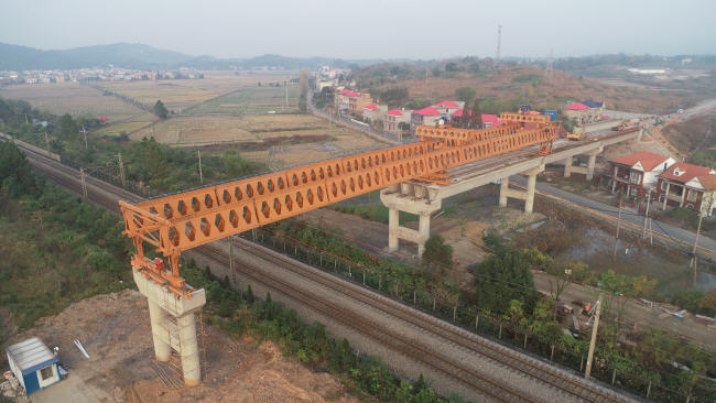 萍乡上栗至宣风公路上跨沪昆铁路